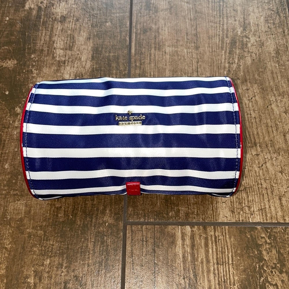 KATE SPADE $78 Classic Nylon Travel Jewelry Roll Bag
